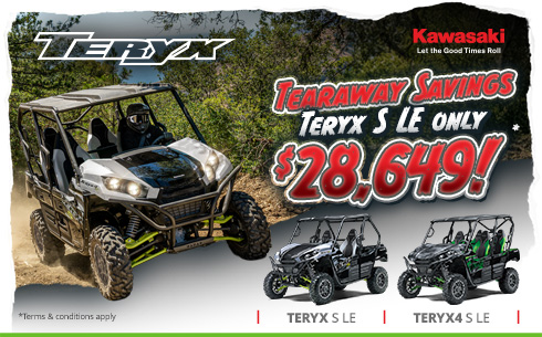 TERYX TEARAWAY SAVINGS