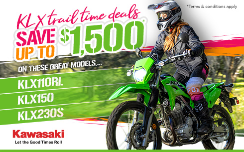 KLX TRAIL TIME DEALS