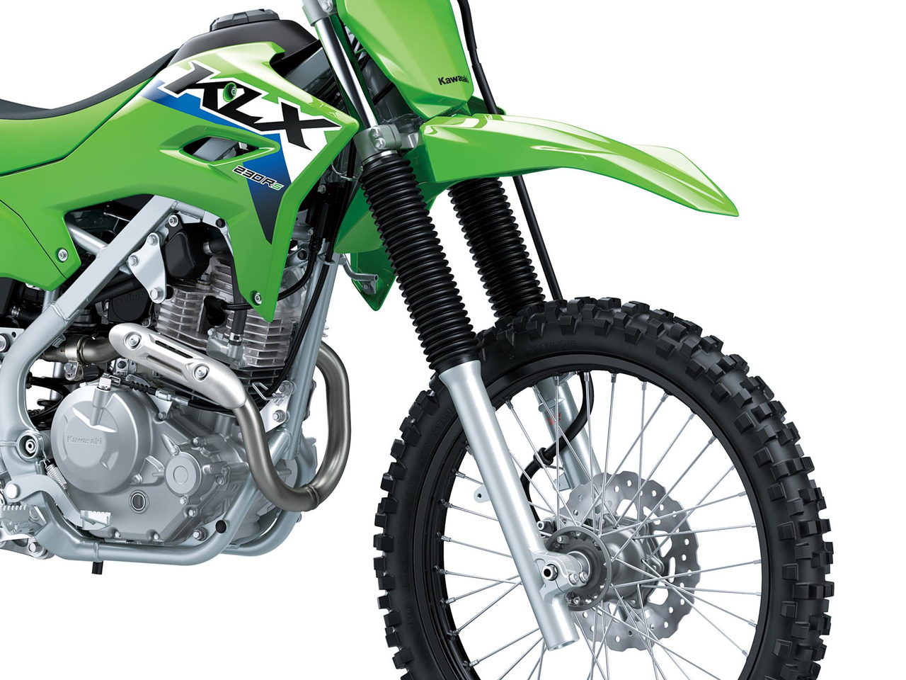 Long-Travel Suspension with Large-Diameter 21”/18” Wheels