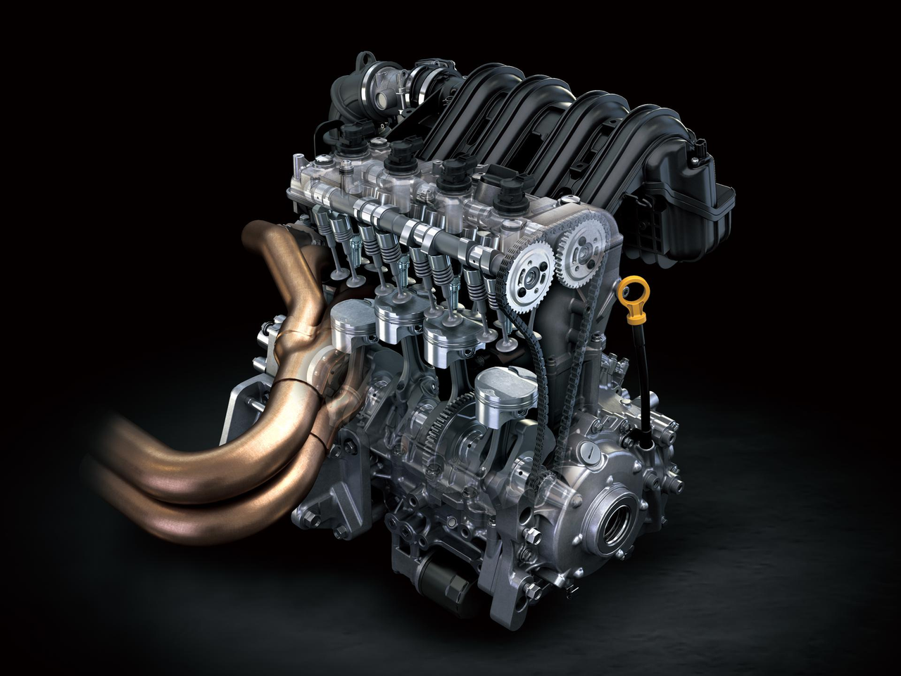 Kawasaki-Built 999 cc Liquid-Cooled, 4-Stroke In-Line Four Engine