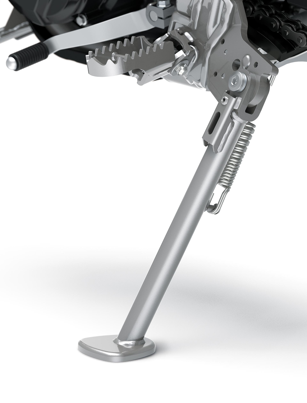 Left-side and right-side side stands