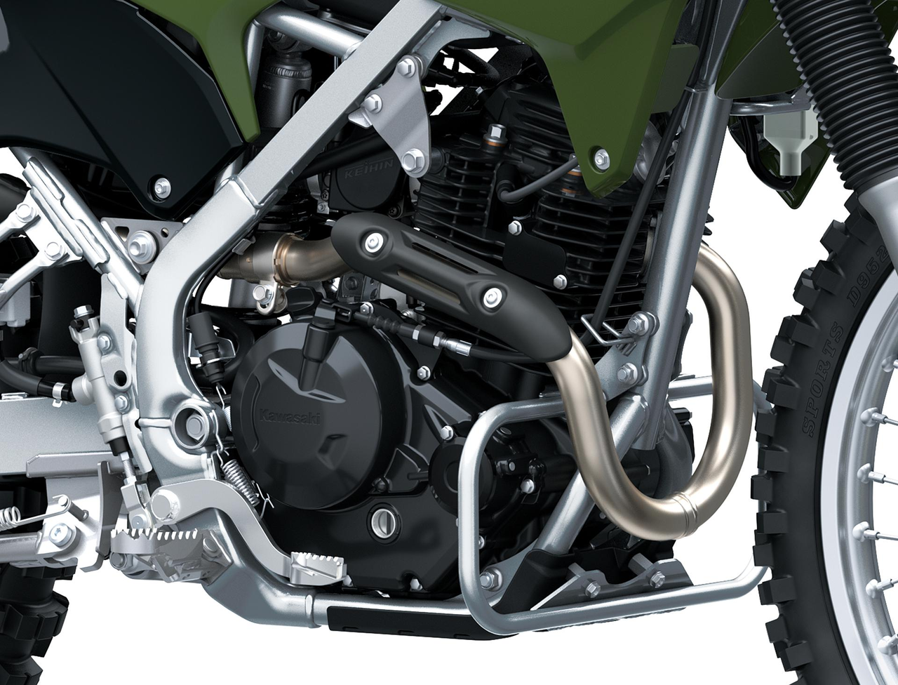 Fuel-Injected 233 cc Air-Cooled 4-Stroke Single