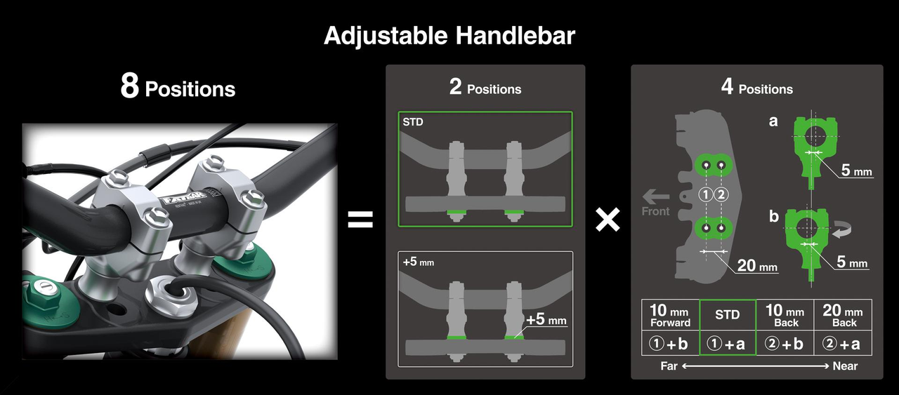8-Position Handlebar