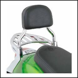 Passenger Backrest, Chrome