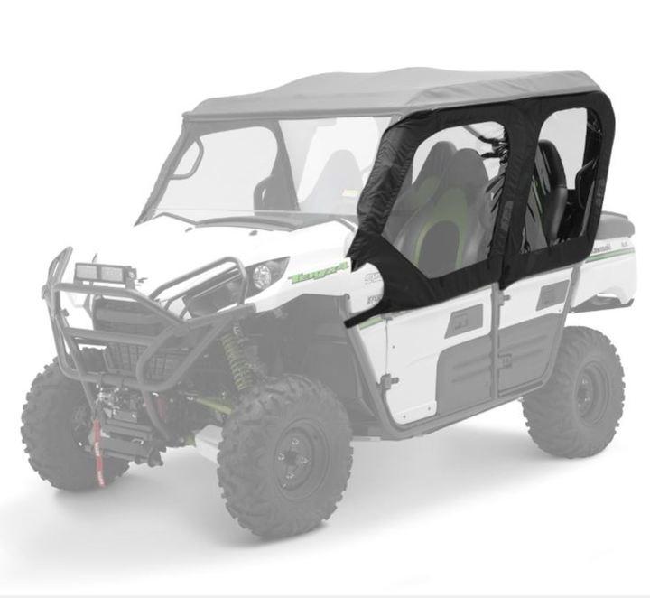 Soft Cab Enclosure Door Set, Black