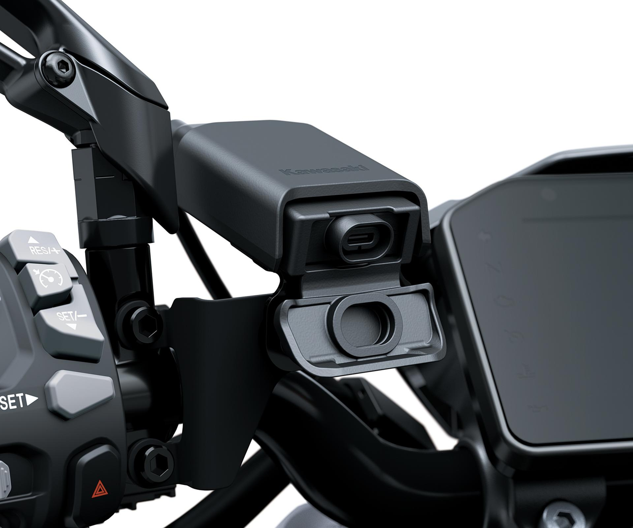DC Outlet and Handlebar-Mounted USB-C Outlet